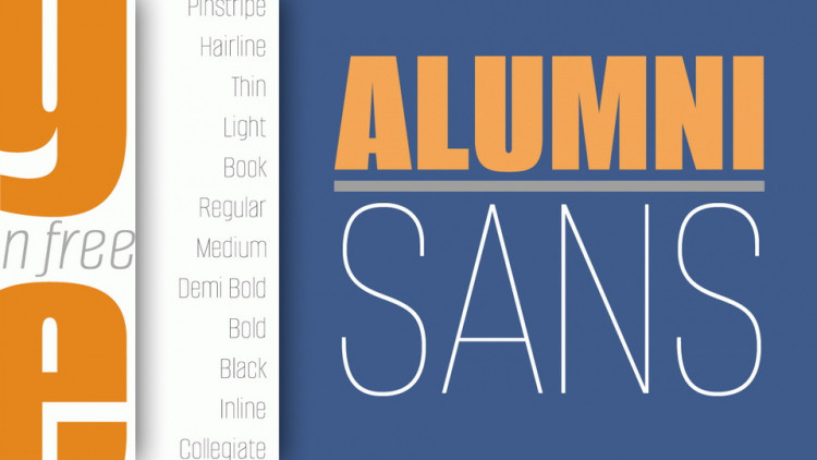 Example font Alumni Sans #1