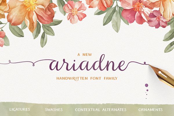 Example font Ariadne #1