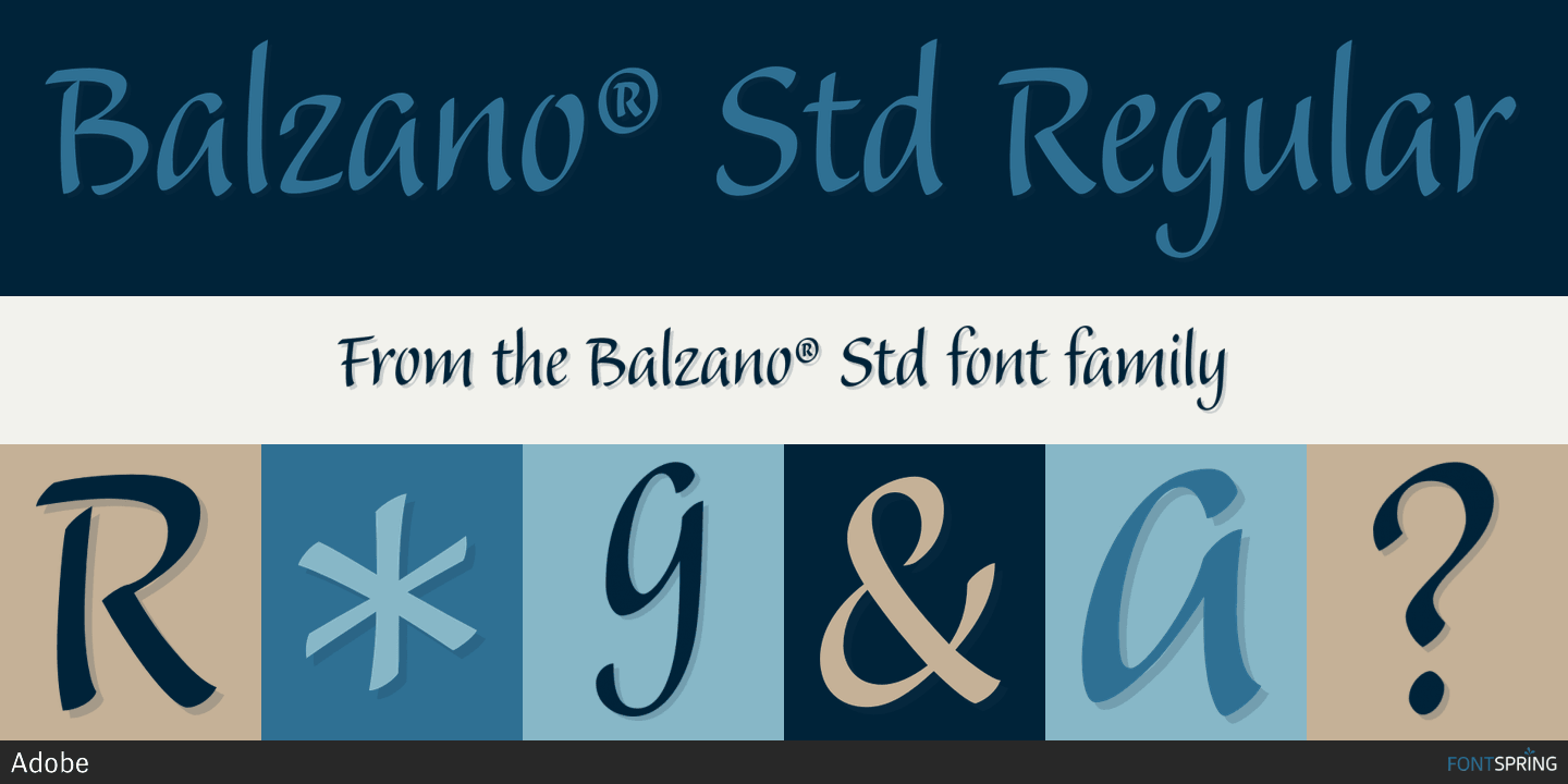 Example font Balzano #1