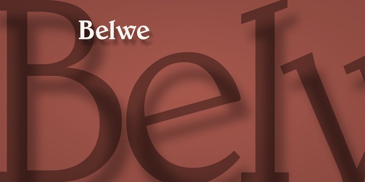 Example font Belwe #1