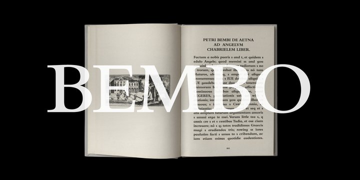 Example font Bembo #1