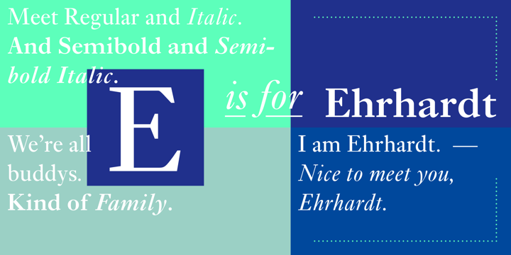 Ehrhardt Font