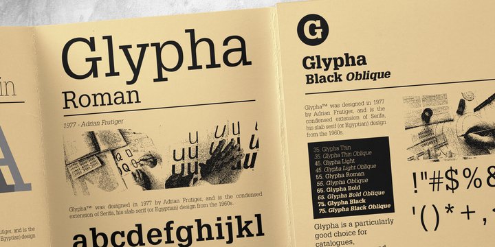 Glypha Font