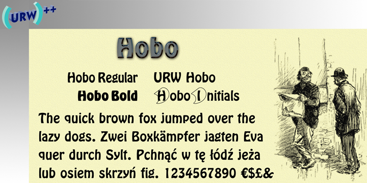 Example font Hobo #1