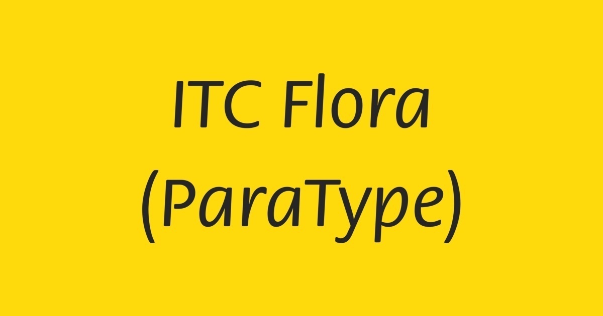 ITC Flora Font