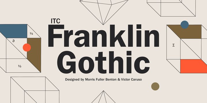Example font ITC Franklin Gothic #1