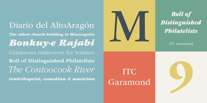 ITC Garamond Handtooled Font