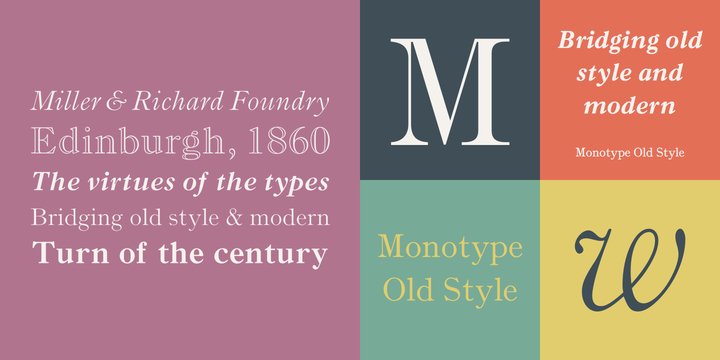 Monotype Old Style Font