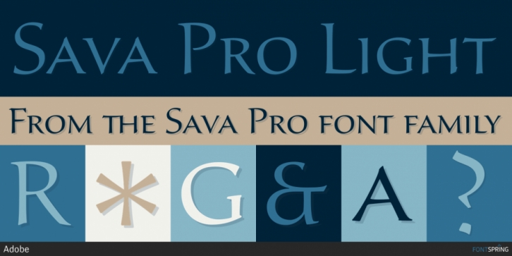 Sava Pro Font