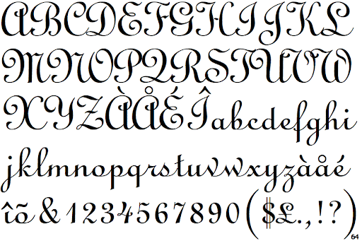 LinoScript Font