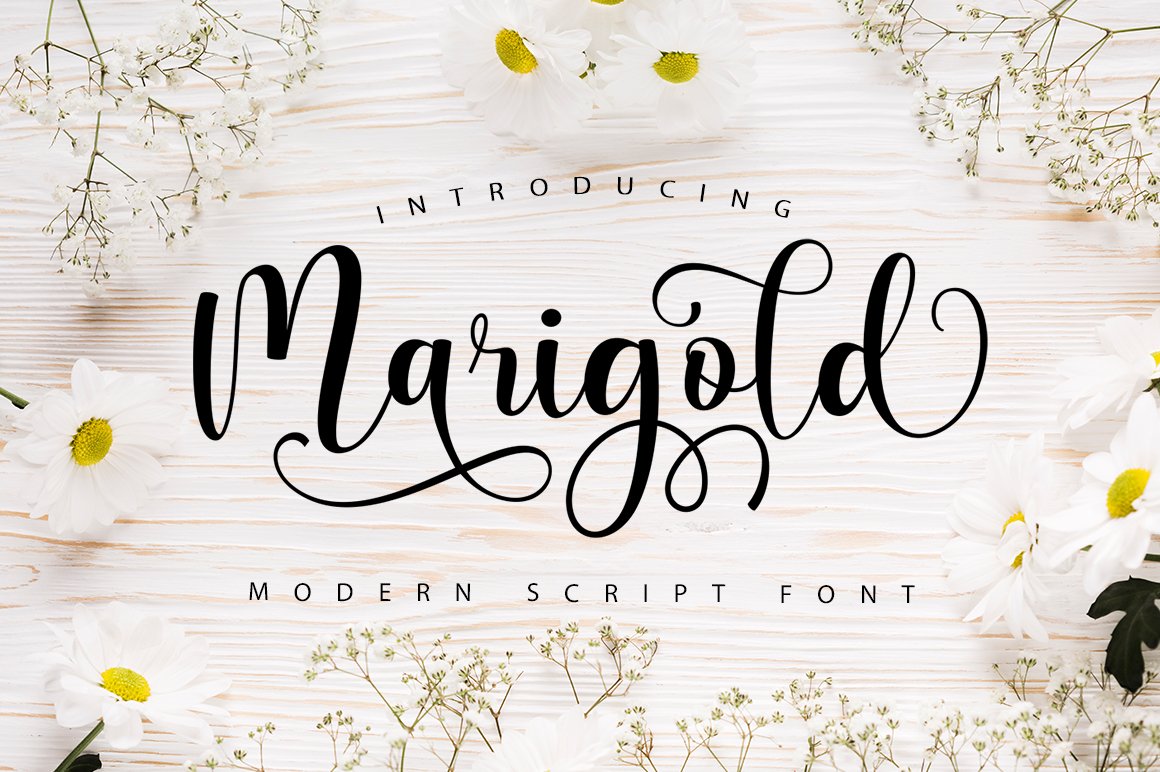 Example font Marigold #1