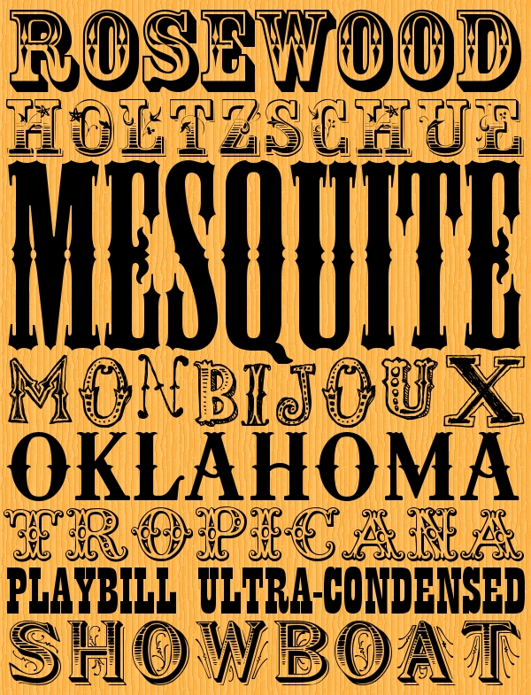 Example font Mesquite #1