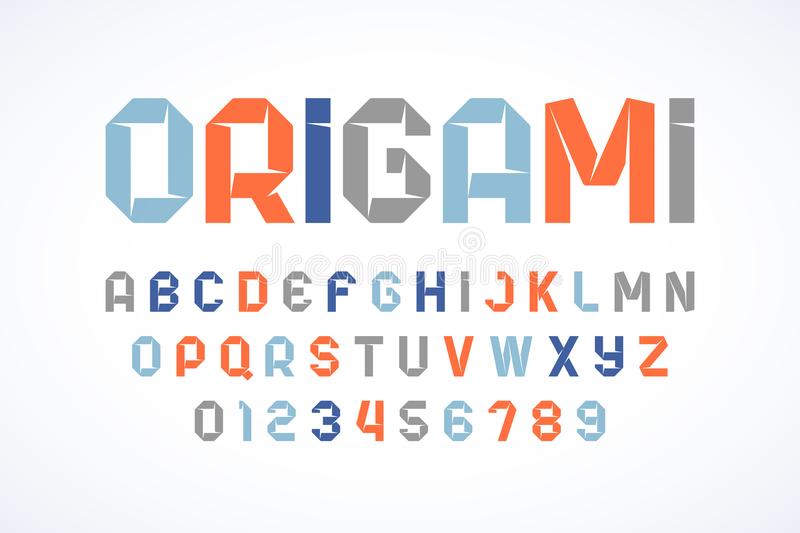 Example font Origami #1