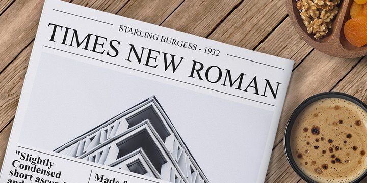 Example font Times New Roman #1