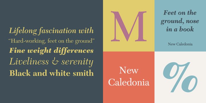 Example font New Caledonia #1