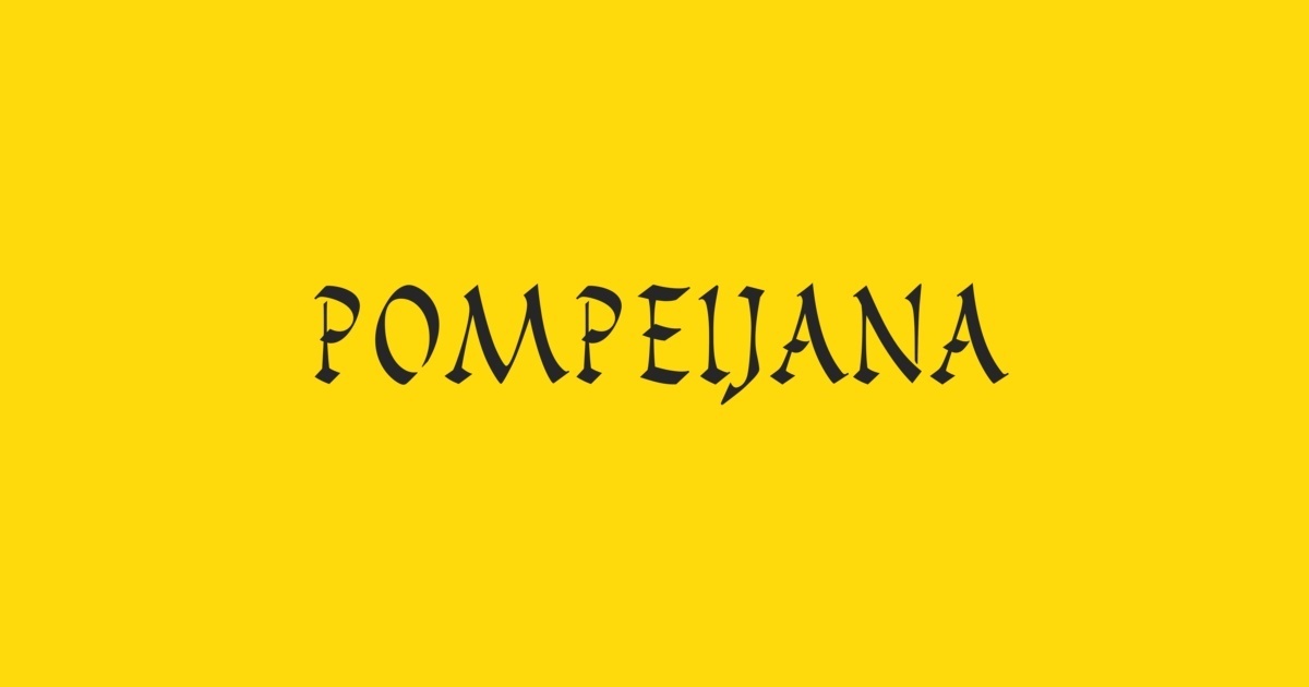 Pompeijana Font