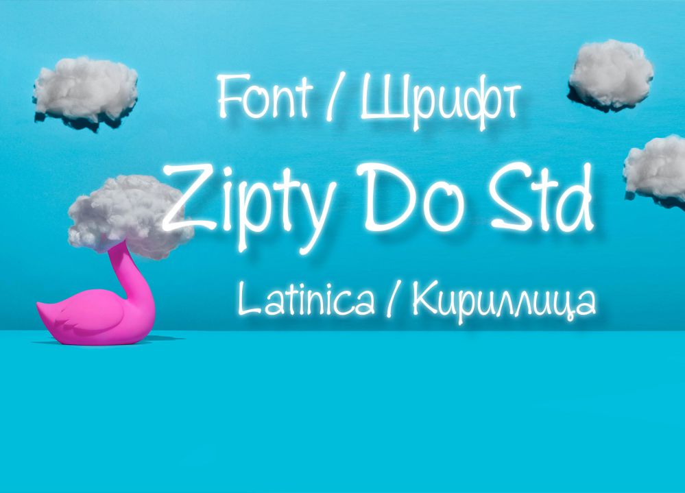 Example font Zipty Do #1