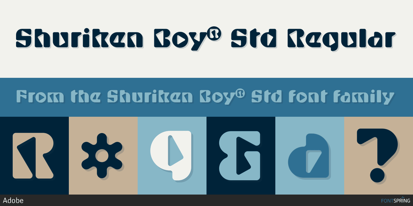 Shuriken Boy Font
