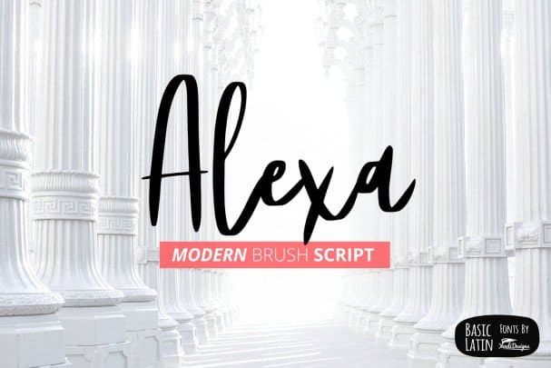 Example font Alexa #1