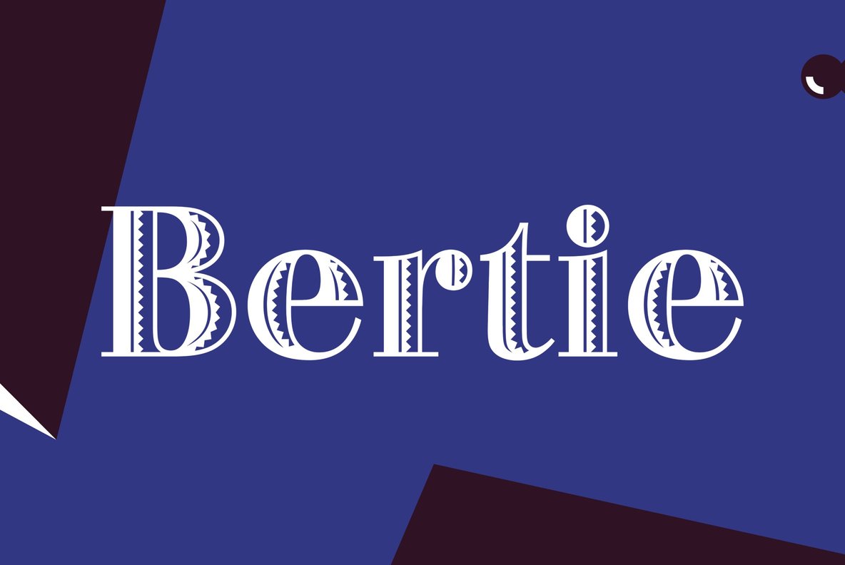 Example font Bertie #1
