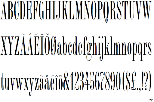 Example font Bordeaux #1