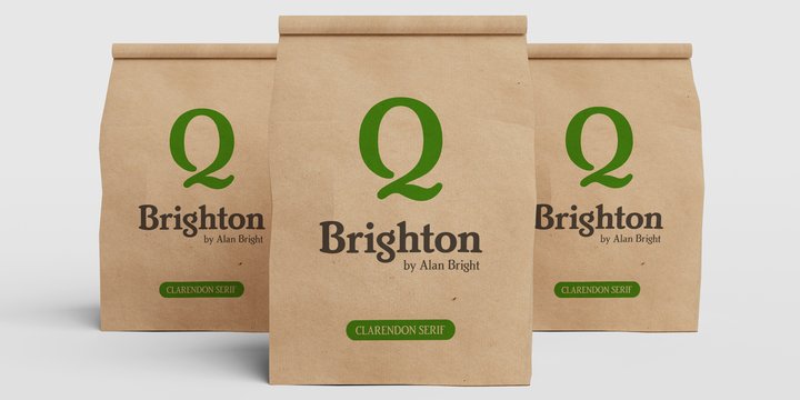 Example font Brighton #1