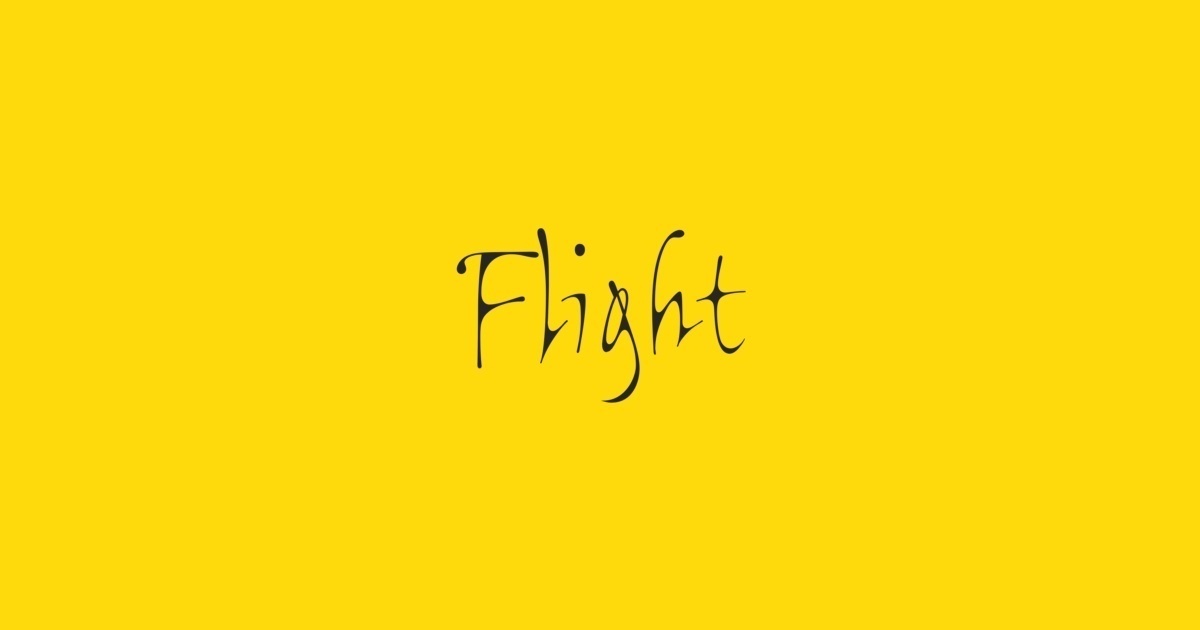 Flight Font