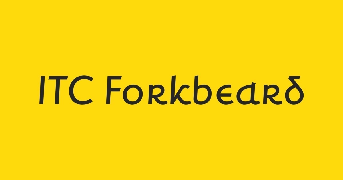 ITC Forkbeard Font