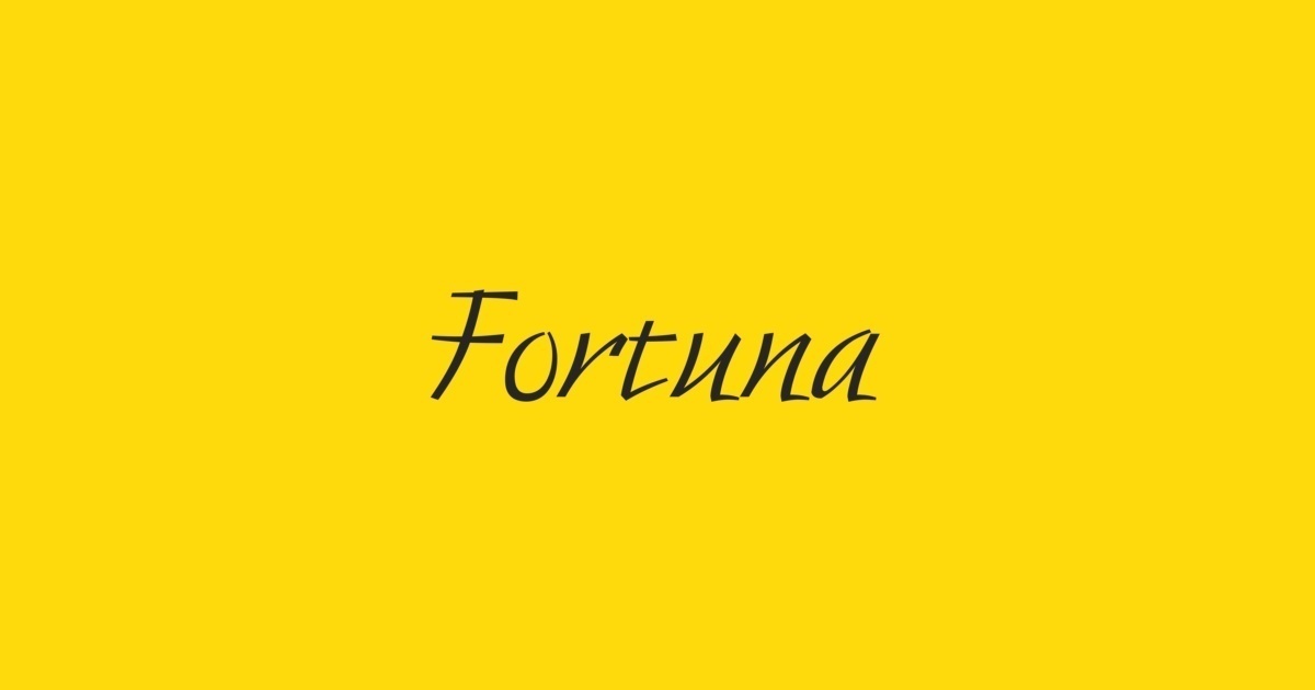 Fortuna Font