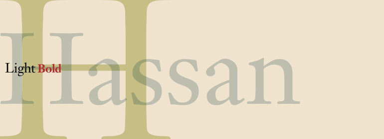 Example font Hassan #1