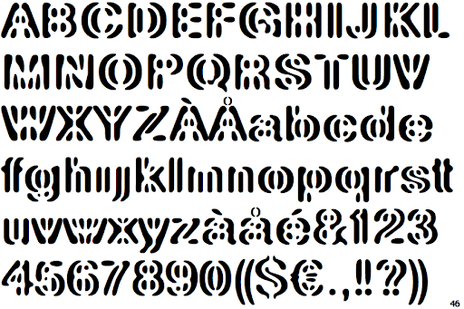 Example font Linotype Element #1
