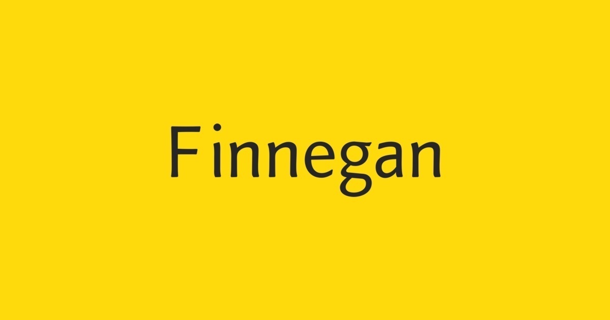 Finnegan Font
