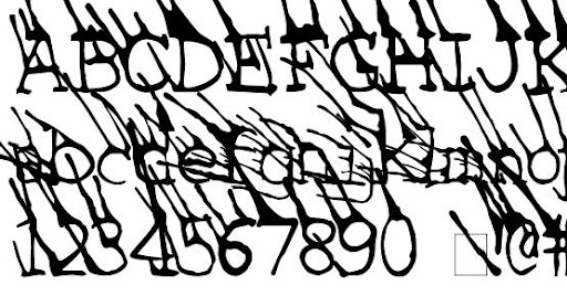 Example font Linotype Grassy #1