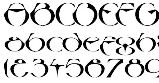 Example font Linotype Besque #1