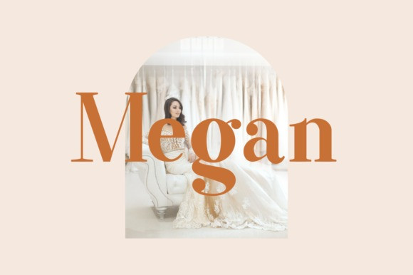Example font Megan #1