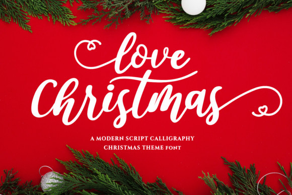 Example font Christmas Love #1