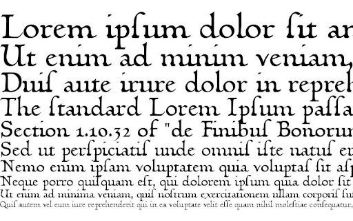 Example font Linotype Humanistika #1