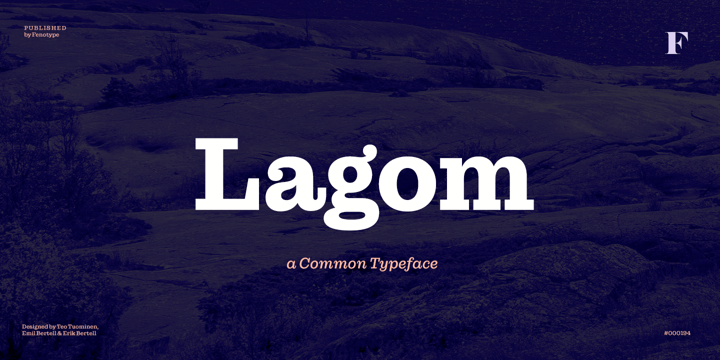 Example font Lagom #1