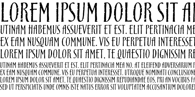Example font Cancione ITC #1