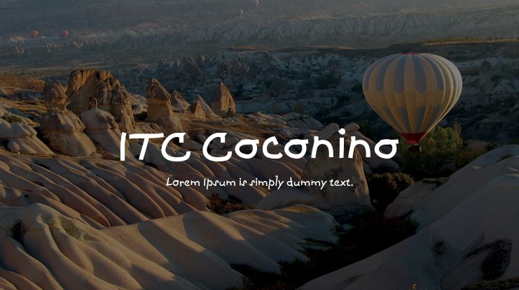 Coconino ITC Font