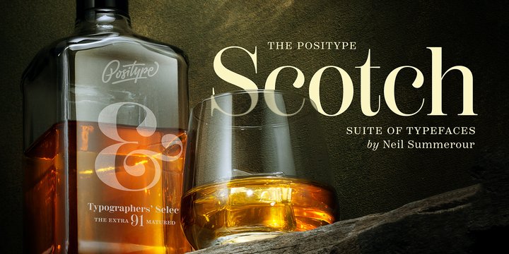 Example font Scotch Display Condensed #1