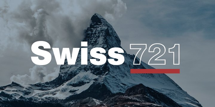 Example font Swiss 721 #1