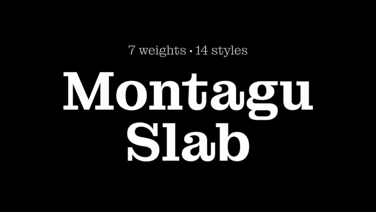 Montagu Slab Font