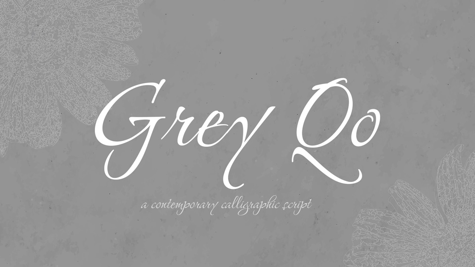 Example font Grey Qo #1