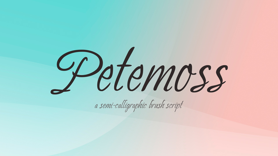 Example font Petemoss #1