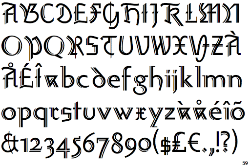 Amherst Gothic Split Font