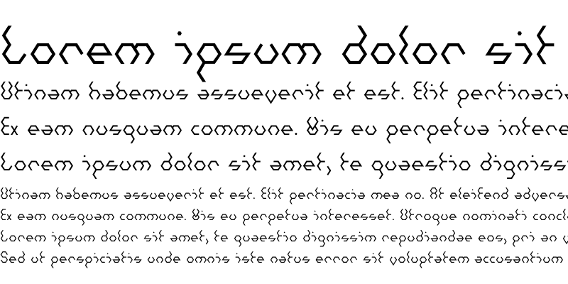 Example font Hexatype #1
