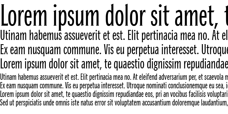 Example font Baltra #1