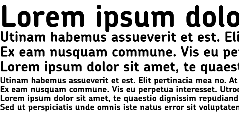 Example font Chevin #1