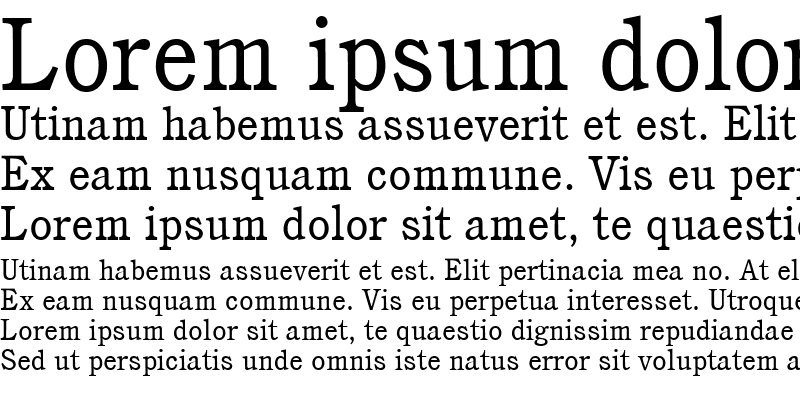 Example font Condottiere #1